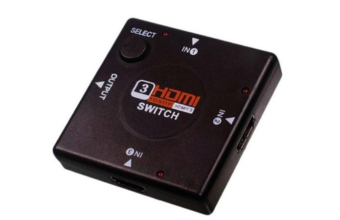 Hub HDMI com 3 portas Knup Kp-3456 (Foto: Divulgação/Knup)