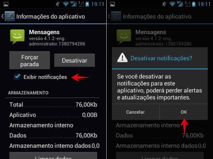 Android Desative As Notificações De Mensagens E Evite Alertas Duplicados Dicas E Tutoriais 8220