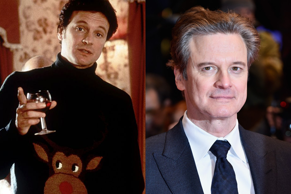 Colin Firth em 2001 e atualmente (Foto: Divulgação)