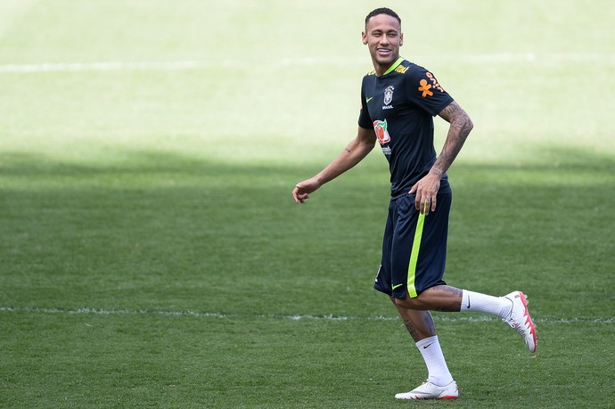 Neymar no treino da seleção brasileira no Mineirão (Foto: Pedro Martins/MoWa Press) Neymar no treino da seleção brasileira no Mineirão (Foto: Pedro Martins/MoWa Press)