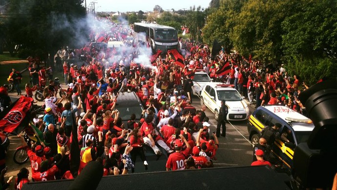 Festa torcida Brasil de Pelotas (Foto: Brasil-Pel/Divulgação)