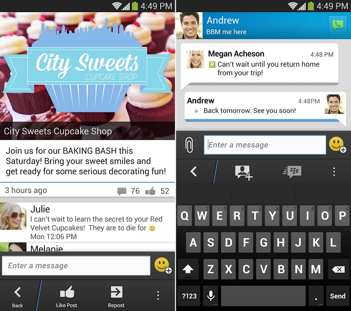BBM está ainda mais completo (Foto: Divulgação/BlackBerry)