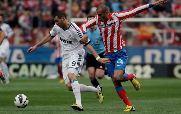 Real Madrid x Atlético de Madri Benzema (Foto: AP)