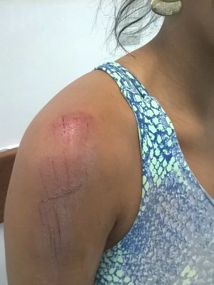 Mulher mata o ex-marido a facada durante briga em Vila Velha, espírito santo (Foto: Divulgação/PC)
