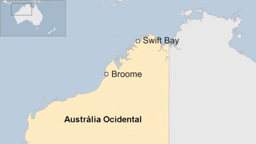 Mapa da região (Foto: BBC)