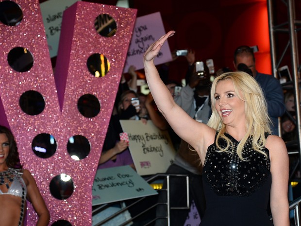 Britney Spears no lançamento da turnê ‘Britney: Piece of me’ em Las Vegas, nos Estados Unidos (Foto: Ethan Miller/ Getty Images/ AFP)