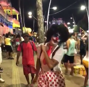 Ivete Sangalo dança na pipoca em Salvador (Foto: Reprodução/Instagram)