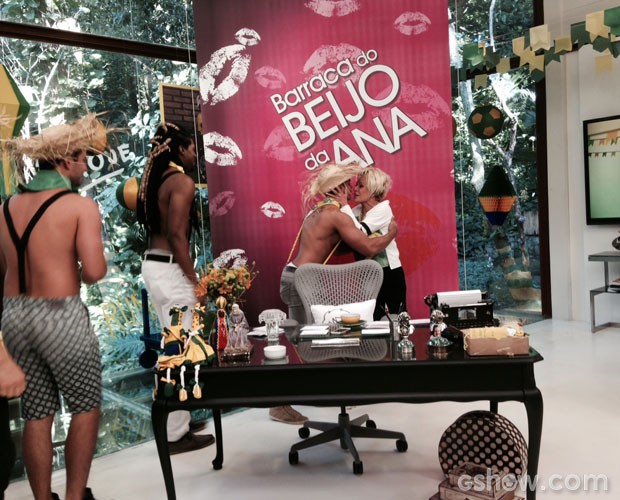 Barraca do Beijo da Ana Maria  (Foto: Mais Você / TV Globo)