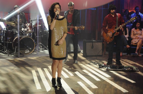 Mariana Aydar traz sua performance para 'Aqui em Casa' (Foto: Renato Rocha Miranda/ TV Globo)
