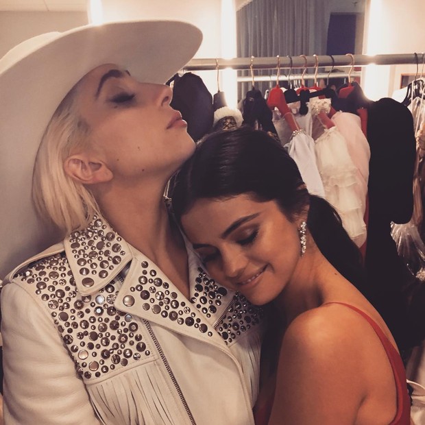 Lady Gaga e Selena Gomez (Foto: Reprodução / Instagram)