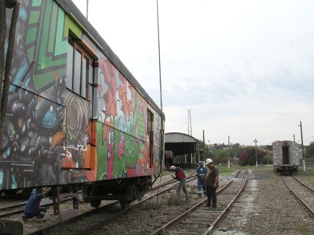 Projeto tem como objetivo preservar locomotivas, carros de passageiros e vagões (Foto: Divulgação)