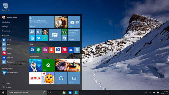Microsoft vai oferecer suporte para o Windows 10 por dez anos (Foto: Divulgação/Microsoft) (Foto: Microsoft vai oferecer suporte para o Windows 10 por dez anos (Foto: Divulgação/Microsoft))