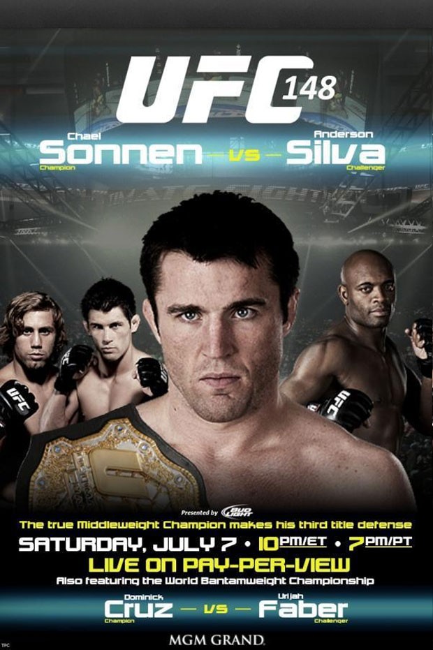 Cartaz UFC 148 - Chael Sonnen Anderson Silva (Foto: Reprodução / Twitter)