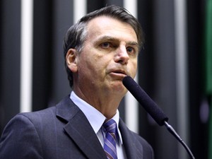 O deputado federal Jair Bolsonaro (PP-RJ), no plenário da Câmara (Foto: Zeca Ribeiro/Ag.Câmara)