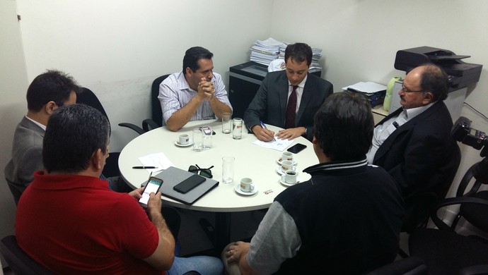 RN - Reunião Ministério Público - ABC - América-RN - FNF (Foto: Jocaff Souza/GloboEsporte.com) RN - Reunião Ministério Público - ABC - América-RN - FNF (Foto: Jocaff Souza/GloboEsporte.com)