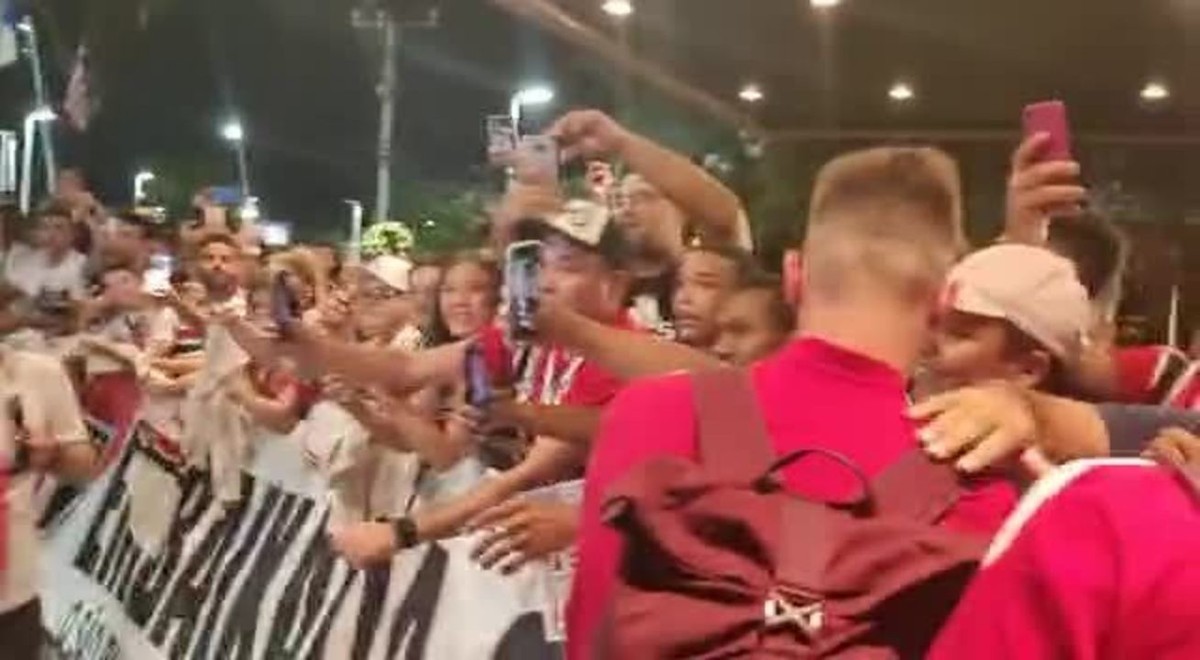 S O Paulo Chega A Fortaleza Festa Da Torcida Para Enfrentar O Cear