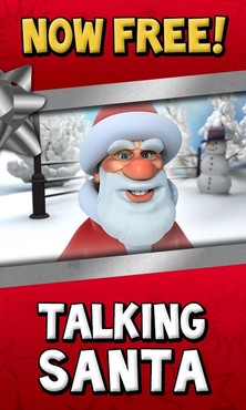 screenshot de Papai Noel - Talking Santa