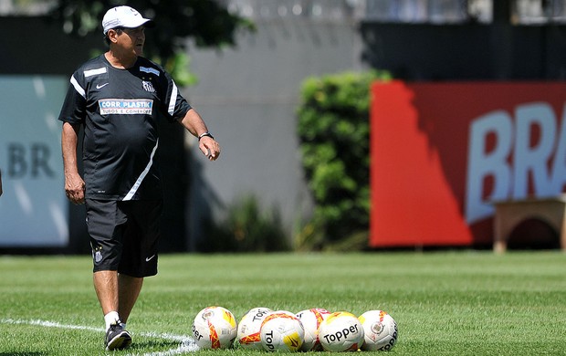 Muricy Ramalho treino Santos (Foto: Ivan Storti / Divulgação Santos FC)