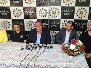 Chefia de Polícia Civil no caso Bernardo  (Foto: Fabio Almeida/RBS TV)