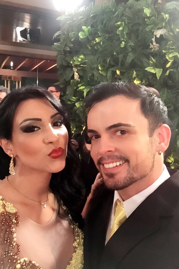 Jenny Miranda com o marido, Odair Lopes (Foto: Arquivo pessoal)