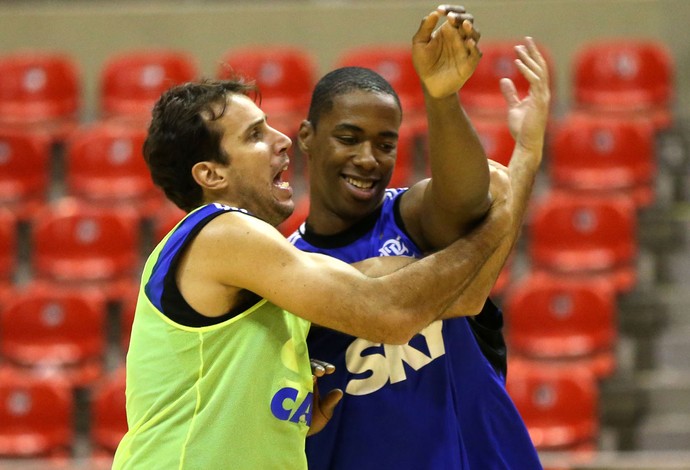 Treino Flamengo Basquete (Foto: André Durão) Treino Flamengo Basquete (Foto: André Durão)