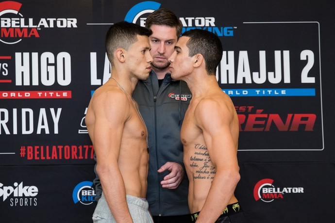 Dudu Dantas, Leandro Higo, pesagem Bellator 177 (Foto: Divulgação)