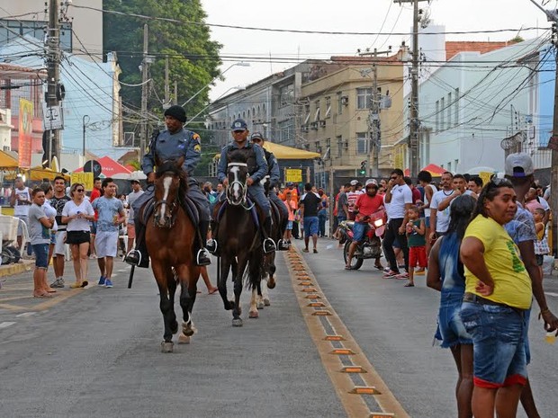 Policiamento está sendo reforçado para garantir a segurança dos foliões na capital maranhense (Foto: Divulgação/Secap)