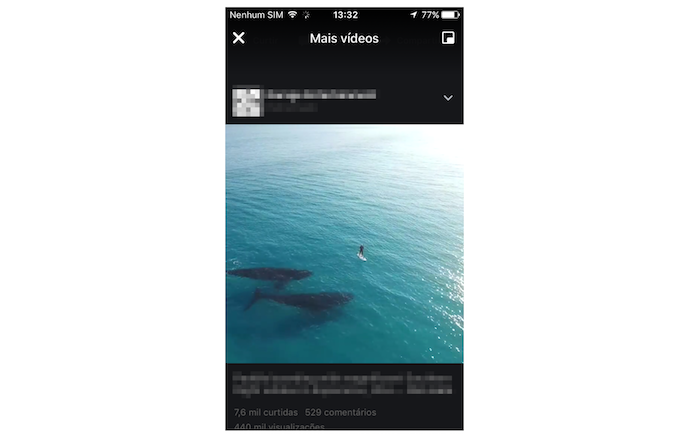 Assistindo vídeos relacionados na visualização Mais Vídeos do Facebook para iPhone (Foto: Reprodução/Marvin Costa)
