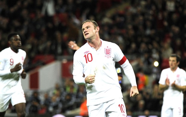 Comemoração Rooney, Inglaterra x San Marino - ap (Foto: Agência AP)