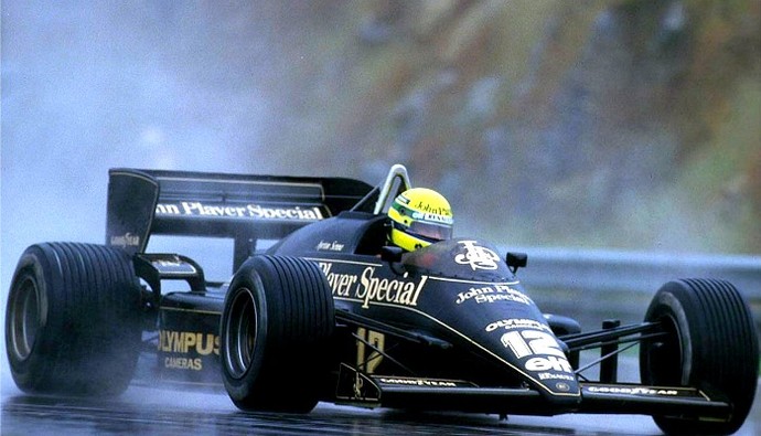 Ayrton Senna Lotus GP de Portugal de 1985 (Foto: Reprodução)