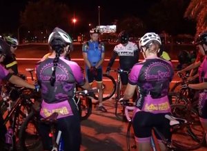 Mulheres criam grupo de ciclismo em Palmas (Foto: Reprodução/TV Anhanguera)