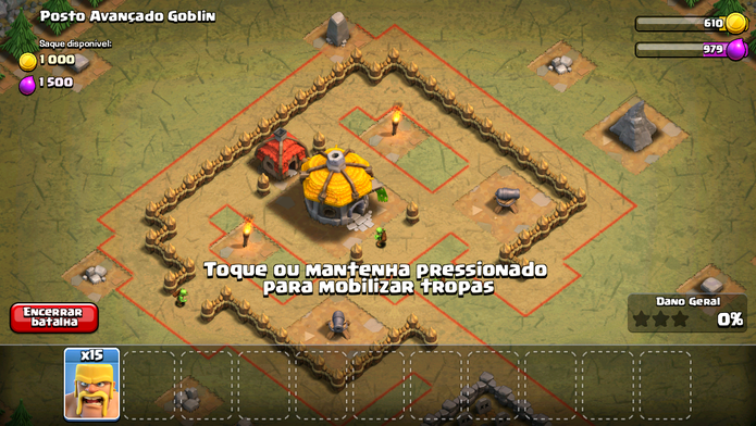 Como atacar em Clash of Clans (Foto: Reprodução/Felipe Vinha)