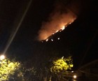 Incêndio 
atinge mata de Petrópolis, RJ (Juliana Moreira)