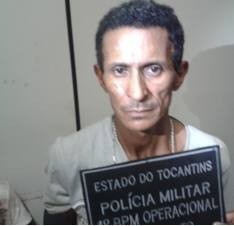 Jalberto Moraes Teixeira foi preso em flagrante  (Foto: Divulgação/PM-TO)