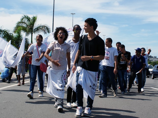 Estudantes Bahia Salvador (Foto: Egi Santana/G1)