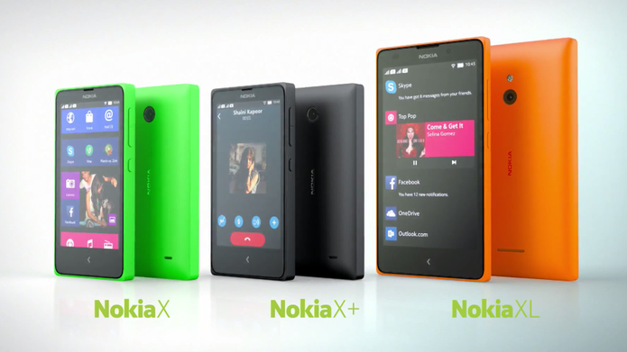 Nokia X é um smartphone com Android e inúmeras reviravoltas desde o seu lançamento (Foto: Divulgação/Nokia)
