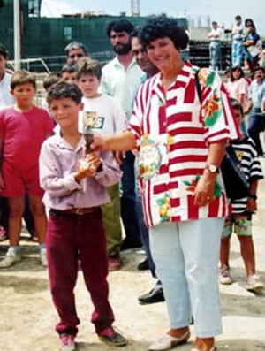 Cristiano Ronaldo crianÃ§a (Foto: Arquivo Pessoal)