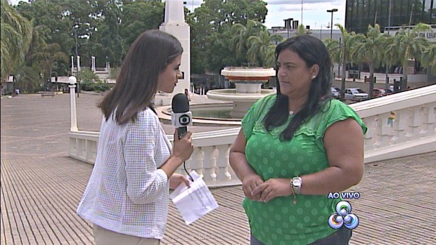 Coordenadora da Cades dá entrevista (Foto: Acre TV)
