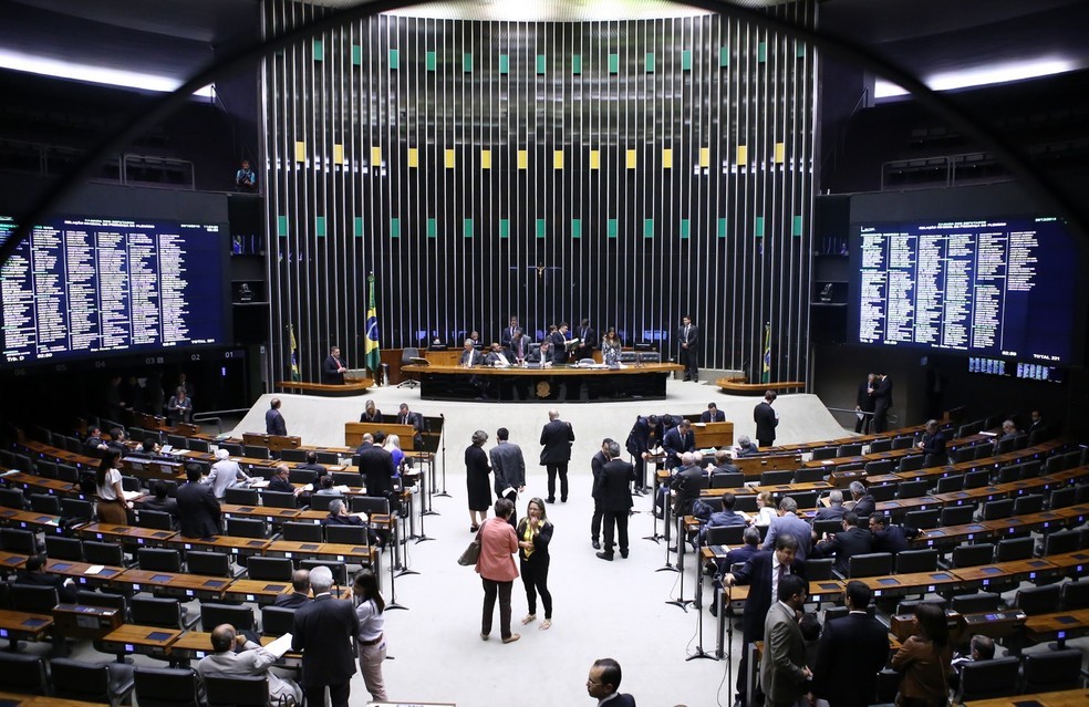 Plenário da Câmara dos Deputados, em sessão de 2016 (Foto: Antonio Augusto/Câmara dos Deputados)