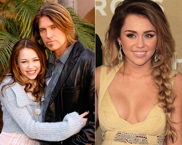 Galeria pais e filhos - Billy Ray Cyrus e Miley Cyrus (Foto: Agência Getty Images)