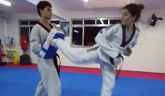 Maria Alice Apolloni Machado taekwondo santos (Foto: Arquivo pessoal)