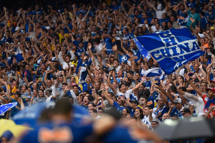 Torcida do Cruzeiro x Goiás, Mineirão (Foto: Douglas Magno)