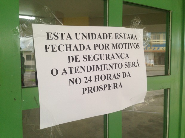 Unidade de saúde do bairro Boa Vista foi fechada (Foto: Marco Antonio Mendes/RBS TV)