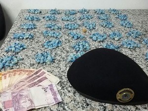 Suspeito foi abordado no bairro Vante (Foto: Divulgação/Guarda Municipal)
