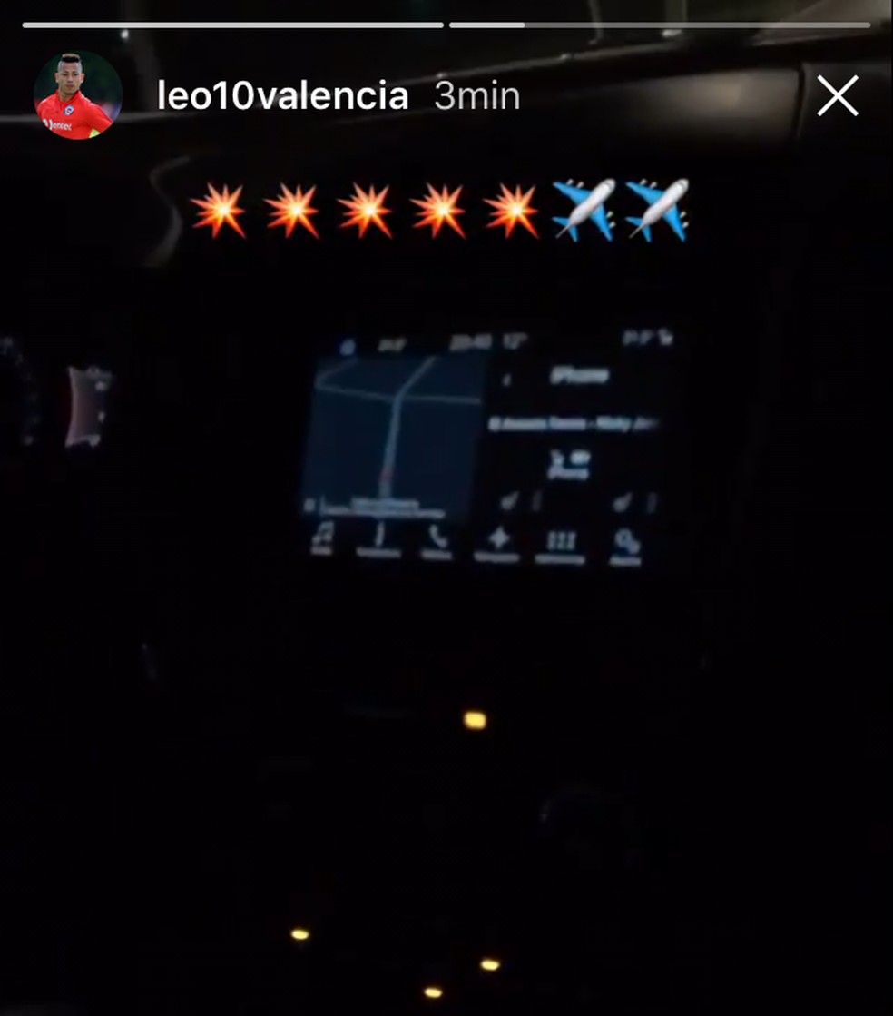 Leo Valencia postou essa imagem na noite desta quinta. Será que ele está indo viajar? (Foto: Reprodução Instagram)