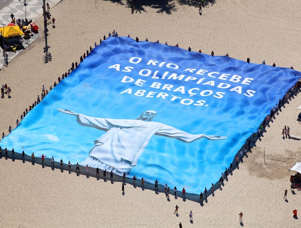 Bandeira Olimpíadas 2016 Rio de Janeiro (Foto: Divulgação)