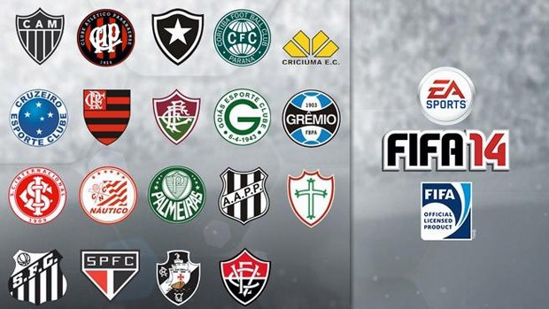 FIFA 18 - TIMES BRASILEIROS CONFIRMADOS !!! 