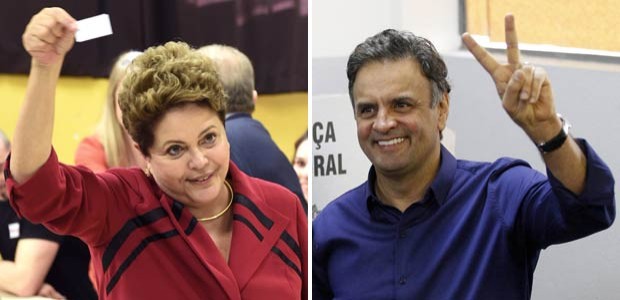 AO VIVO: Dilma e Aécio vão ao 2º turno (AO VIVO: Dilma e Aécio vão ao 2º turno (AO VIVO: Dilma e Aécio vão ao 2º turno (AO VIVO: Dilma e Aécio vão ao 2º turno (Edison Vara/Reuters; Washington Alves/Reuters))))