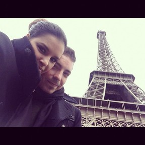 Mariana Rios e Di Ferrero em Paris, na França (Foto: Instagram/ Reprodução)