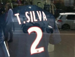 Thiago Silva, o novo camisa 2 do Paris Saint-Germain (Foto: Reprodução)